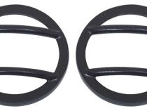 Jeep JK Headlight and Marker Cover Set 6 Pieces 07-18 Wrangler JK Textured Black Kentrol