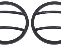 Jeep JK Headlight and Marker Cover Set 6 Pieces 07-18 Wrangler JK Textured Black Kentrol