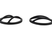 Jeep JK Fog Light Cover Pair 07-18 Wrangler JK Textured Black Kentrol