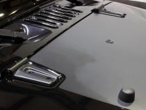 Jeep JK Hood Hinge Overlays Pair 07-18 Wrangler JK Textured Black Kentrol