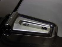 Jeep JK Hood Hinge Overlays Pair 07-18 Wrangler JK Textured Black Kentrol