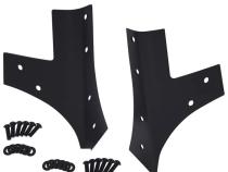 Jeep JK Windshield Supports Pair 07-18 Wrangler JK Textured Black Kentrol