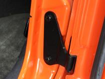 Jeep JK Body Door Hinge Set 8 Pieces 4 Door 07-18 Wrangler JK Textured Black Kentrol
