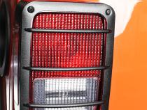 Jeep JK Taillight Guard Pair 07-18 Wrangler JK Textured Black Kentrol