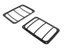 Jeep JK Taillight Guard Pair 07-18 Wrangler JK Textured Black Kentrol