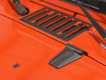 Jeep CJ5 Hood Vent 55-77 CJ5 Powdercoat Black Kentrol