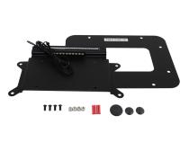 Jeep JK BackSide License Plate Mount with LED's 07-18 Wrangler JK Textured Black Kentrol
