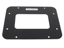 Jeep JK BackSide License Plate Mount with LED's 07-18 Wrangler JK Textured Black Kentrol