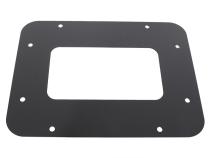 Jeep JK BackSide License Plate Mount with LED's 07-18 Wrangler JK Textured Black Kentrol