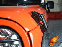 Jeep JK Hood Catch Kit 07-18 Wrangler JK Textured Black Kentrol