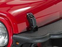 Jeep TJ Hood Catch Kit 97-06 Wrangler TJ Textured Black Kentrol