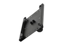 Jeep JK Shackle Mounted License Plate Bracket 07-18 Wrangler JK Textured Black Kentrol