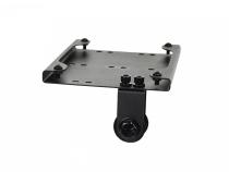 Jeep JK Shackle Mounted License Plate Bracket 07-18 Wrangler JK Textured Black Kentrol