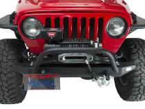 Jeep JK Shackle Mounted License Plate Bracket 07-18 Wrangler JK Textured Black Kentrol
