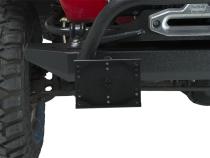 Jeep JK Shackle Mounted License Plate Bracket 07-18 Wrangler JK Textured Black Kentrol