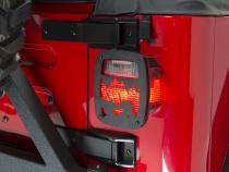 Jeep TJ Heritage Taillight Guard 97-06 Wrangler TJ Textured Black Kentrol