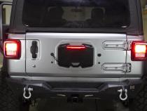 Jeep JL Backside License Plate Mount Black 2018-Present Wrangler JL Kentrol