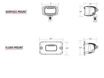 Spot Light Surface Mount SR-M Pro RIGID Industries