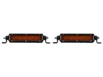 SR-Series SAE 6 Inch with Amber PRO Lens Pair Rigid Industries