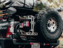 Aluminum Jerry Can Holder for 05-15 Toyota Tacoma All Pro Off Road