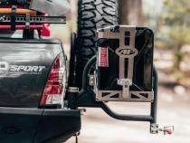 Aluminum Jerry Can Holder for 05-15 Toyota Tacoma All Pro Off Road