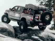Aluminum Jerry Can Holder for 05-15 Toyota Tacoma All Pro Off Road