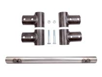 2007 and Up Toyota Tundra CrewMax Pack Rack Accessory Bar Pair 1 No Mount and 1 Hi-Lift All Pro Off Road