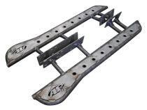 4Runner APEX Rock Sliders Bare with Fill Plates 2010 and Up Toyota 4Runner All Pro Off Road