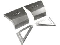 05-15 Toyota Tacoma Rear Bumper Side Extensions Aluminum Bare All Pro Off Road