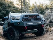 Rigid Light Pod Mounting kits for 16-Current Tacoma APEX G3N Front Bumpers Black Powder Coat All Pro Off Road