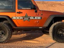 Jeep JK Side Step Sliders For 07-18 Wrangler JK 2 Door Models Set Rock Slide Engineering