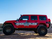 Jeep JL Side Step Sliders For 18-Pres Wrangler JL 4 Door Models Set Rock Slide Engineering