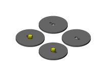 Jeep Wrangler Rear Coil Spring Retainer Kit 1997-2006 TJ/LJ Clayton Off Road