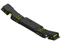Jeep Wrangler Front 3 Piece Cross Member 07-18 JK Clayton Off Road