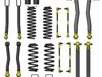 Jeep Wrangler Diesel 2.5 Inch Lift Kit For 18+ Wranger JL Clayton Offroad