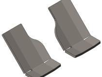 Jeep Front Lower Control Arm Skid Plates 2018+ JL/JT Clayton Off Road