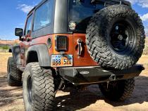 Jeep JK Shorty Rear Bumper For 07-18 Wrangler JK No Tire Carrier Rigid Series Rock Slide Engineering