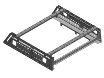 2020-2023 Jeep Gladiator Overland Deluxe Rack Kit Rock Slide Engineering