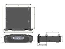R-STEP 9 Inch Wide For 2016-2023 Toyota Tacoma Bed Step Attachment Brackets Behind Passenger Rear Tire Rock Slide Engineering