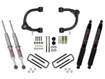 3 Inch Upper Control Arm Suspension Lift System with Front Struts Rear Leaf Springs and Black MAX Shocks 16-22 Toyota Tacoma Skyjacker