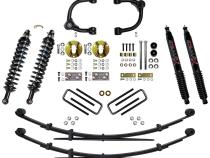 3 Inch Front Coilover Suspension Lift System with Front Upper Control Arms Rear Leaf Springs and Rear Black MAX Shocks 16-22 Toyota Tacoma Skyjacker