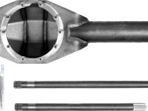 67 Inch WMS Driver Drop Fabricated Front Axle Housing 3.5 OD 1/4 Wall Trail Gear