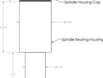 Swing-Out Spare Tire Carrier Spindle Kit with Locking Pin Parts Trail Gear