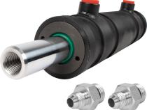 8 Inch Double Ended Ram with Number 6 JIC Fittings Trail Gear