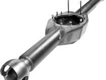 67 Inch WMS Driver Drop Fabricated Front Axle Housing 8.4 Inch Diff 3.5 OD 1/4 Wall with Inspection Hole Trail Gear