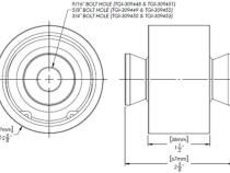 1-inch Uniball Joint Kit - 3/4 Inch Bolt Hole Trail Gear
