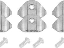 Trick Tab with Threaded Insert and Screw Set of 10 1/4 Inch-20 Trail Gear