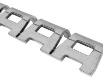 Large Weld-On Zip Tie Tabs Flanged Trail Gear