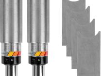 Performance 2.0 Inch Smooth Body Pin Top Bump Stop Sets - 2 Inch Stroke Trail Gear