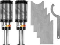 Performance 2.5 Inch Threaded Body Bump Stop Sets - 4 Inch Stroke Trail Gear